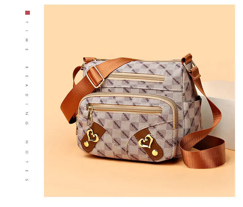 Borsa a tracolla da viaggio per madre anziana di mezza età, multi-tasca, da donna, 2023_voghion.com