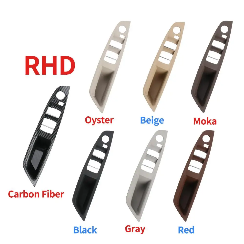 LHD RHD Interior Door Pull Handle Armrest Panel Trim Without Mirror Folding Button for BMW F10 F11 5 Series 2010-car door handle