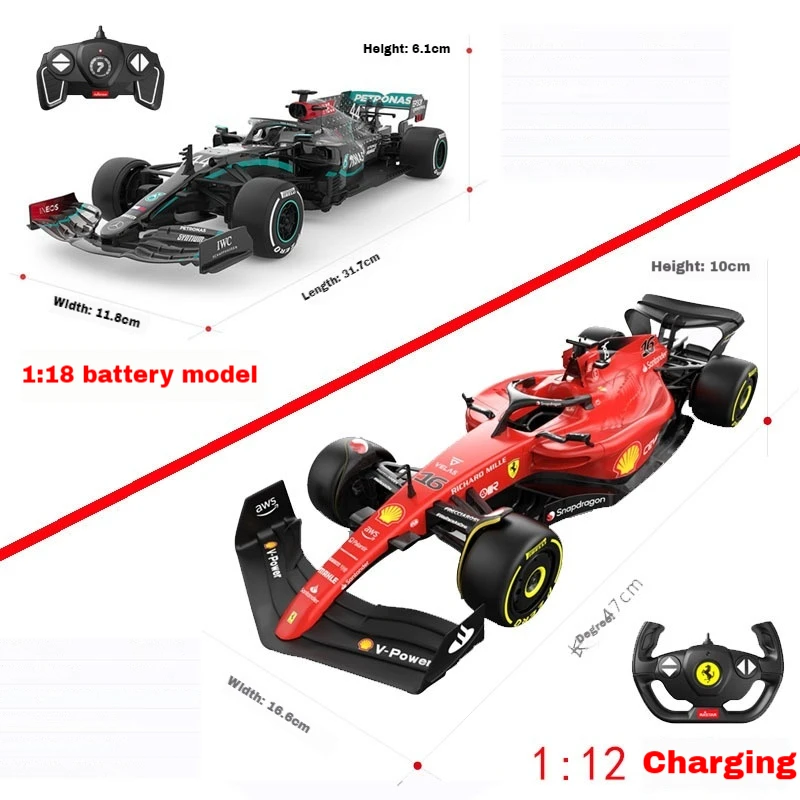 Starlight RC Car Red Bull F1 1:12 Full Simulation Scale Mercedes Formula Racing McLaren RC Electric Model Toy Christmas Gift 6