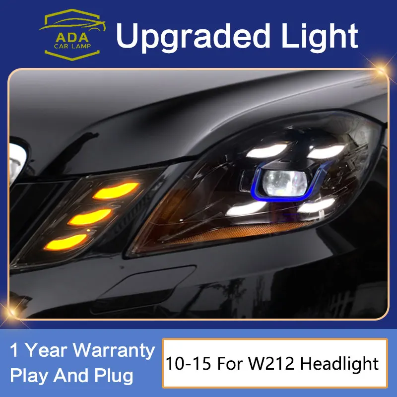 

New Arrival Front For Mercedes-Benz E Class W212 2010-2013 E Class E200 E300 Headlights LED DRL Signal Light Head Lamps Assembly