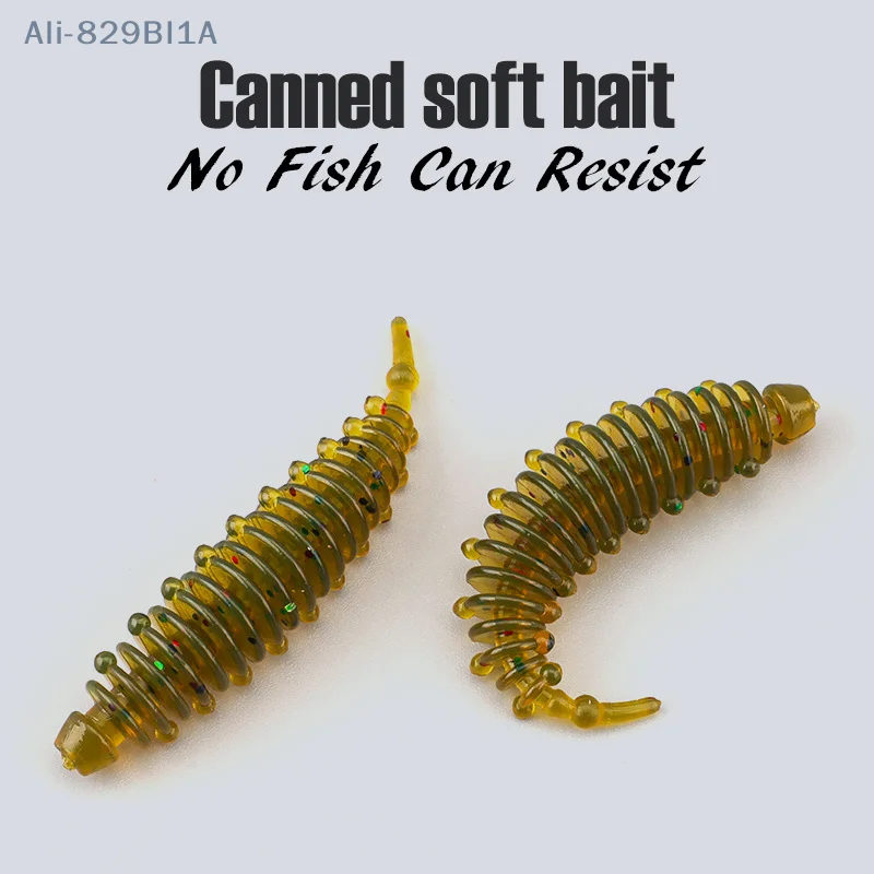 

1pc Lua Root Soft Bait 5.5cm 1.3g Caterpillar Pintail Artificial Bait Worm Bait Perch Mandarin Fish Lures Pesca Fishing Trackle