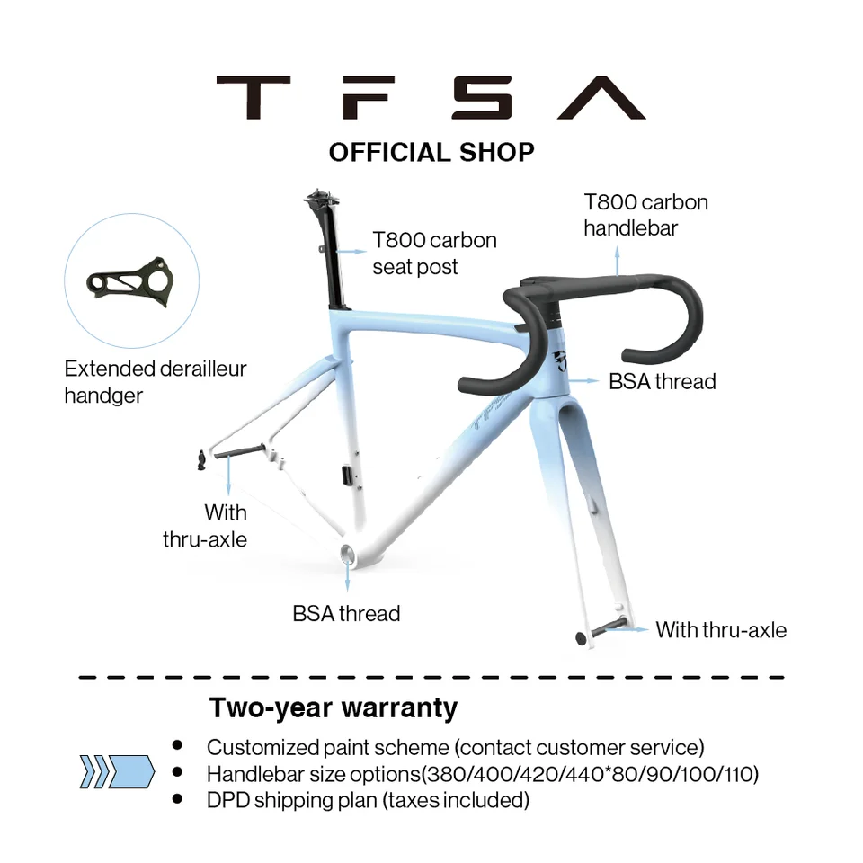 tfsa ロードバイク 完成車 新しいディスクロードバイクを仕立てる2021！(2) TFSAのフレーム開梱