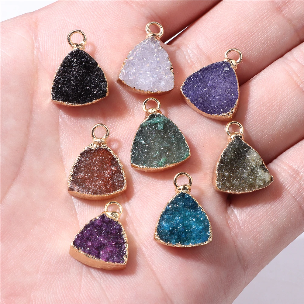 Druzy Necklace Wholesale Wholesale Nature Crystal Druzy Pendant