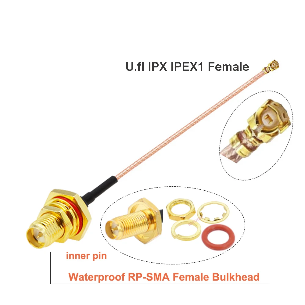 SMA Fêmea para UFL, U. FL, IPX,