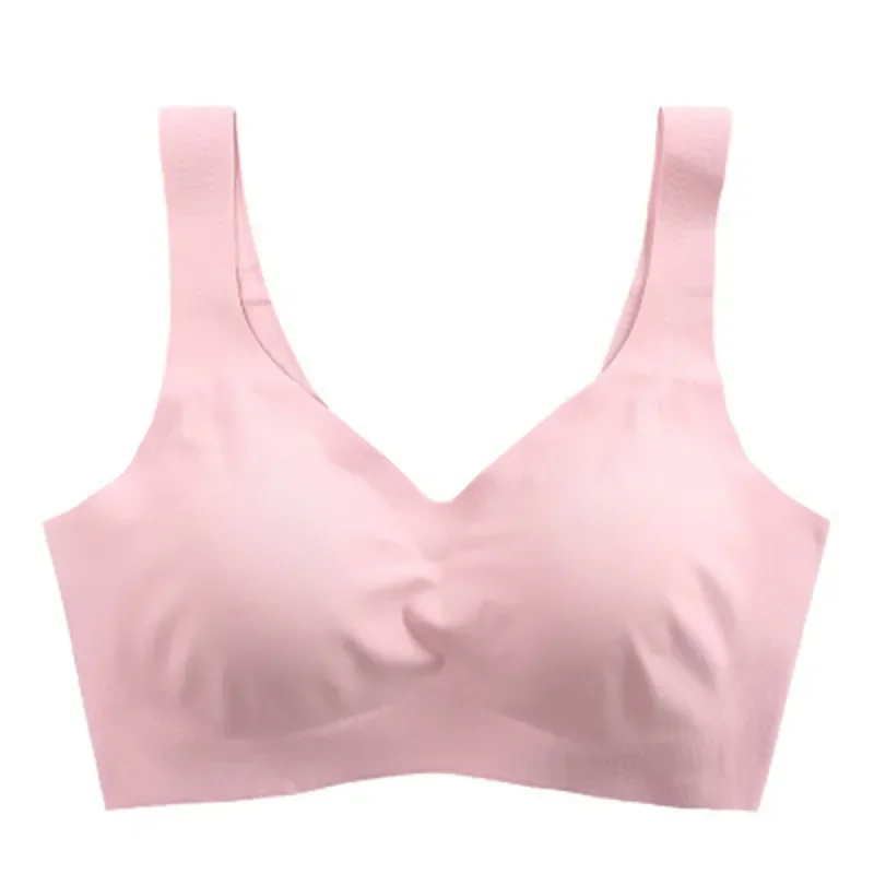 

Underwear Ice Brasier Seamless Lingerie Gorge Female Up Padded Women Vest Bralette Silk Sleep Soutien Push Top Top Bra Bras