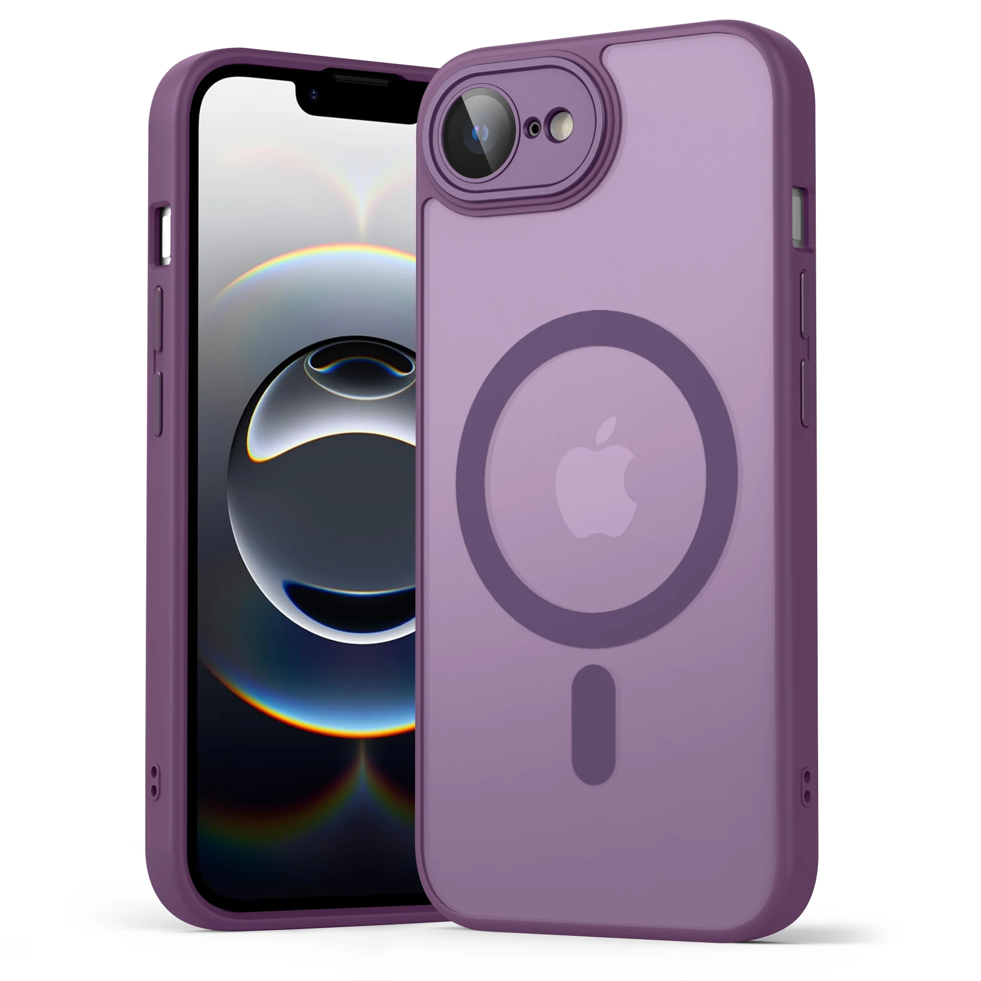 ตัวเลือกสินค้า เคสแม่เหล็กด้านหรูหรา ป้องกันกระแทก ชาร์จไร้สาย iPhone 16e/17e