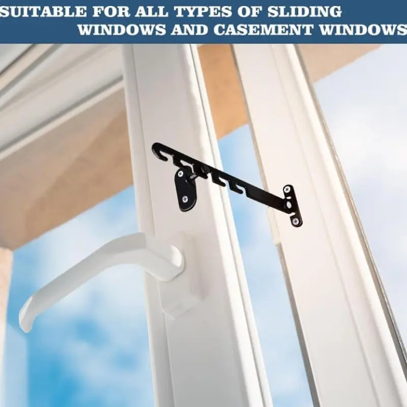 Description Picture 6 of itemWindow Locks Child Safety Window Support Hook Latches Adjustable Limiter Latch Security Bars Flat Cats Child Door Stay Open