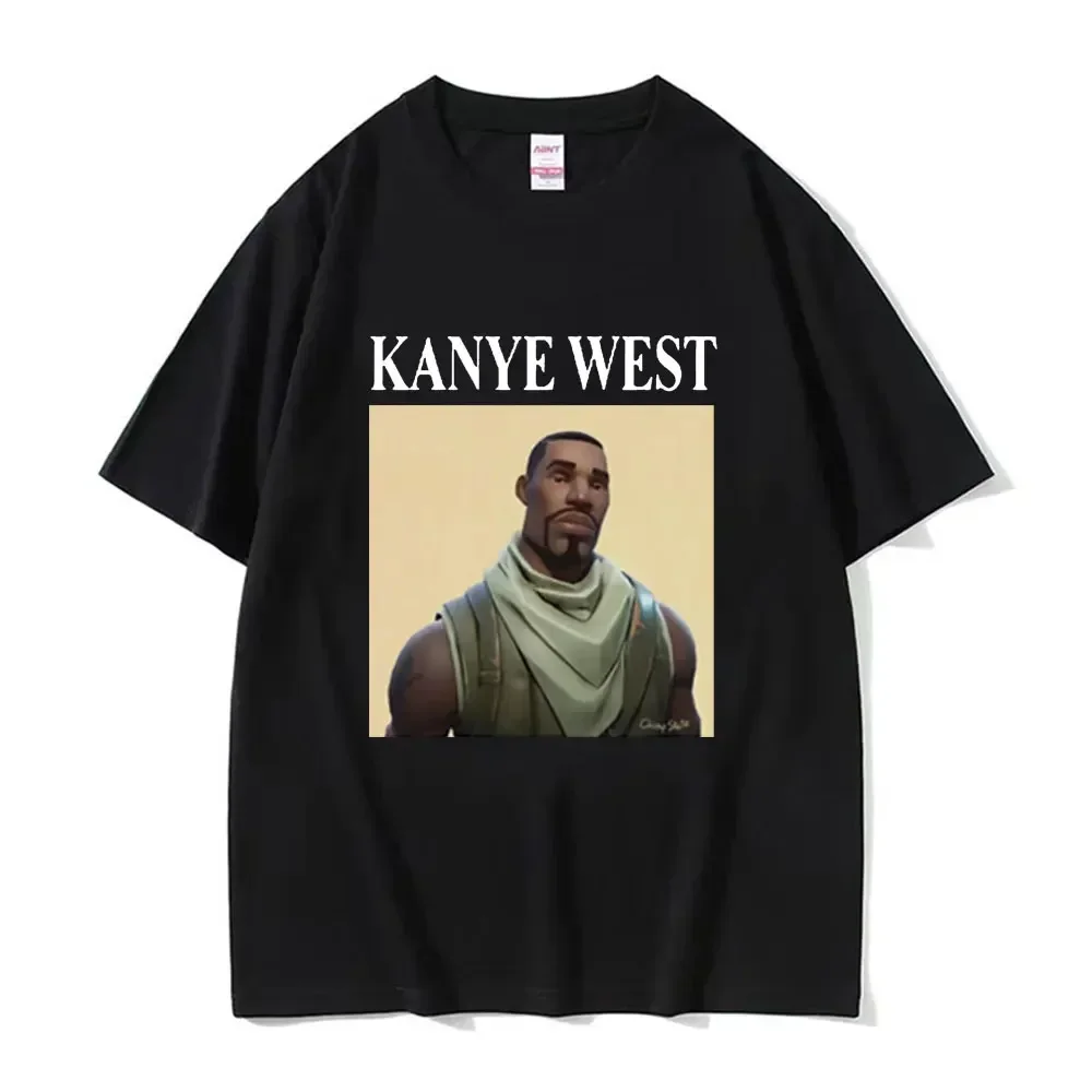 

Футболка Kanye West MemeT в стиле ретро хип-хоп рэп, уличный Топ, одежда для мужчин и женщин, хлопковая свободная футболка с коротким рукавом