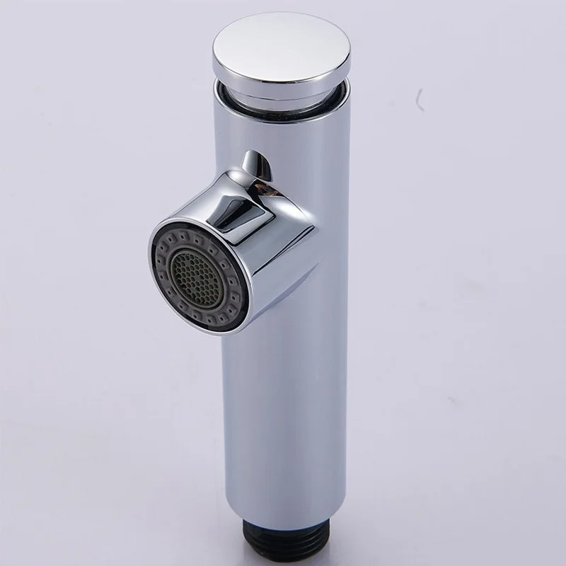 

Kitchen Sink Button Pull Two-function Faucet Small Shower