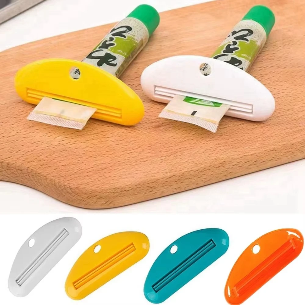 Description Picture 3 of item1pc Toothpaste Squeezer Manual Squeezed Toothpaste Tube Clips Multi-use Facial Cleanser Dispenser Household Bathroom Tools