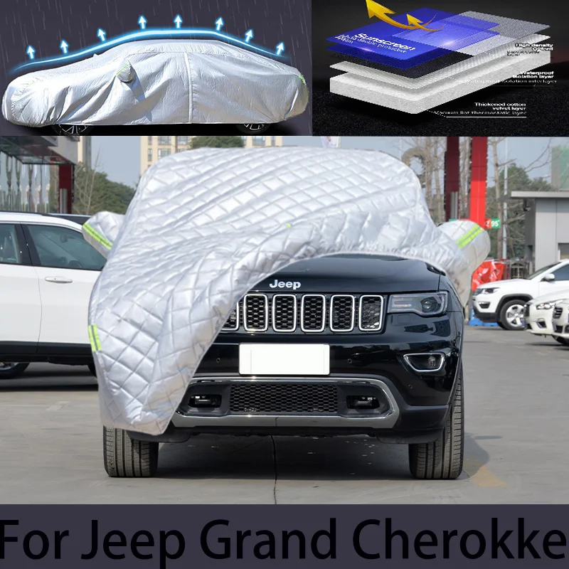 ForJeepGrandcherokkeCarhailprotectioncoverAutorainprotection