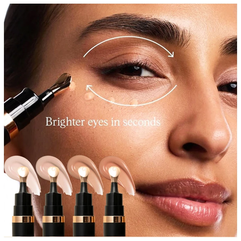 4 color Luminous Eye Concealer Concealer brightens conceal,dark circles under the eyes,concealing makeup liquid concealer 5 4 color Luminous Eye Concealer Concealer brightens conceal,dark circles under the eyes,concealing makeup liquid concealer 5