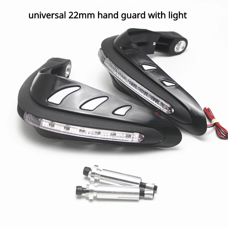 

universal Off-road vehicles and motorcycles fittings modified aluminum alloy 22mm hand guard with light Handlebar Windshield