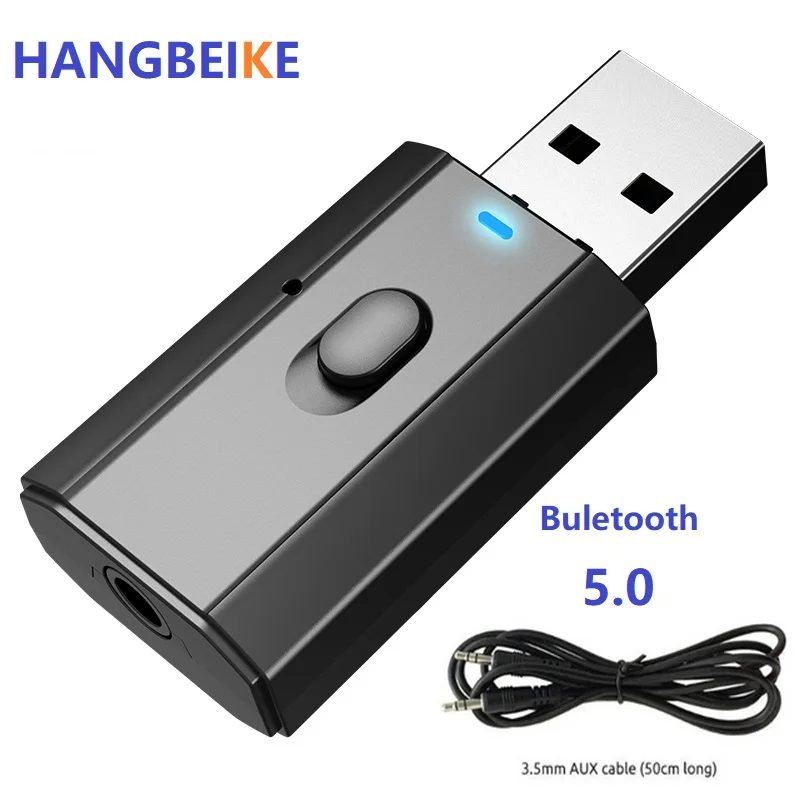 5.0 Bluetooth Adapter USB Wireless Bluetooth Transmitter Receiver Music