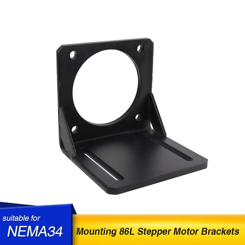 Nema 34 Stepper Motor Dimensions 86 Stepper Motor Bracket - Nema 34 Fixed Mounting Bracket, Steel L Bracket For CNC, 3D Printers CNC Router 3D Printer Motor Bracket Nema 34 Stepper Motor Dimensions 86 Stepper Motor Bracket - Nema 34 Fixed Mounting Bracket, Steel L Bracket For CNC, 3D Printers CNC Router 3D Printer Motor Bracket