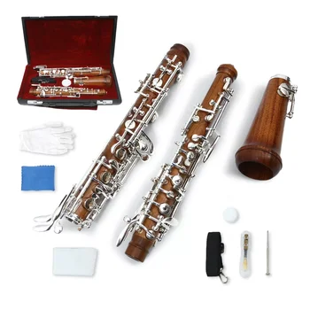 Advance Silver Plated C key Oboe Rosewood Forked-F resonance key Left F key