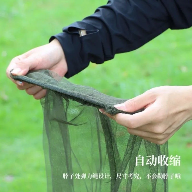 모기 방지 낚시 모자 통기성 조절 가능한 메쉬 낚시 모자 남성과 여성을위한 그물 야외 여행 낚시 캠핑 액세서리