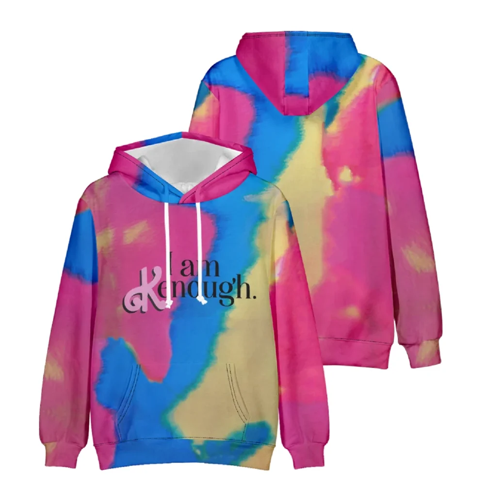 

I Am Kenough Hoodies Tie Dye 3D Print Streetwear Men Women Casual Fashion Sweatshirts Oversized Hoodie Kids Tracksuits Clothing