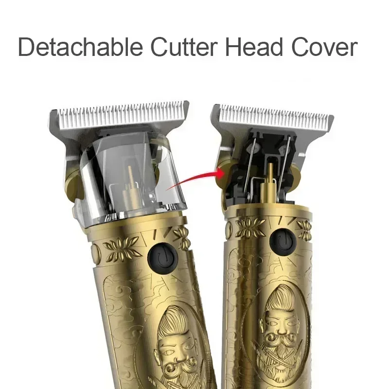 RESUXI JM-700A 700AL 740 Stainless Steel T Blade Beard Men Shaver Rechargeable Baldheaded Best Hair Trimmer Hair Cutting Machine 3