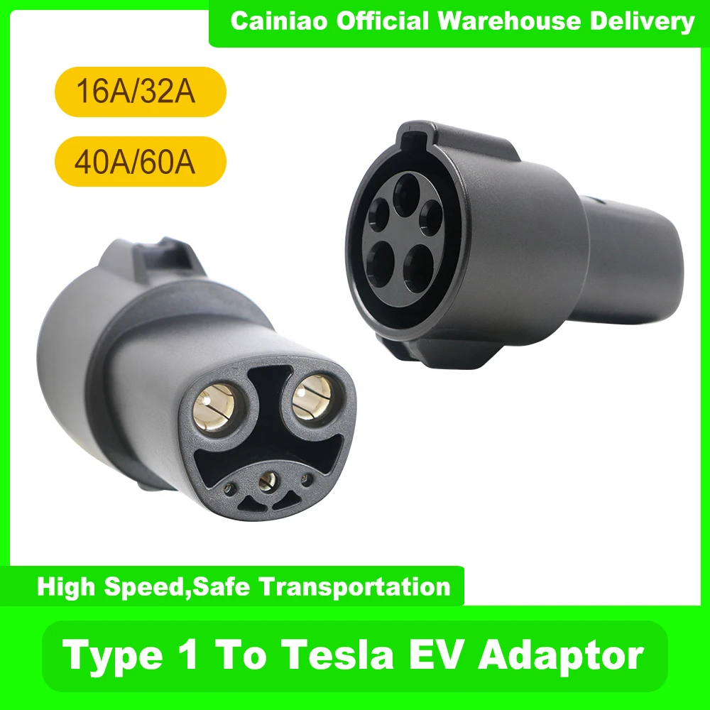 EVSE Tesla Adaptor Electric Vehicle Charger Adapter Type 1 J1772 Socket