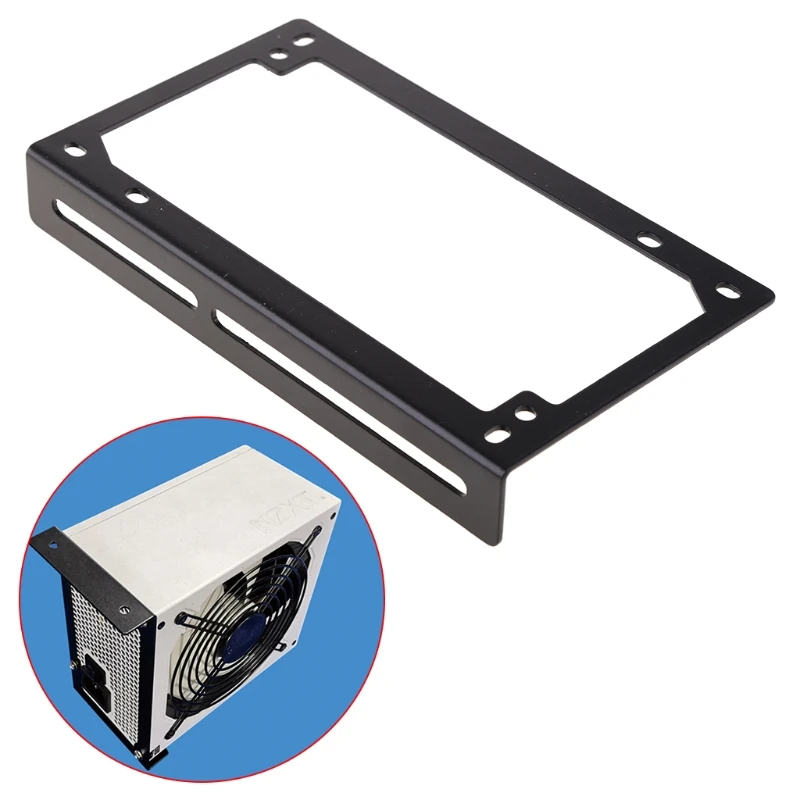 Desktop Computer Chassis Power Supply Conversion Bracket - SFX Fixed Frame Bezel with 8 Screws Description Image.This Product Can Be Found With The Tag Names Computer Cables Connecting, Computer Peripherals, Desktop computer chassis, PC Hardware Cables Adapters