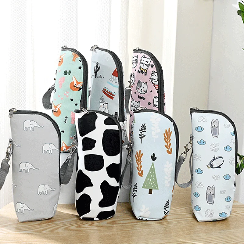 New Pattern Fashion Convenient Bottle Insulation Bag Baby Bottle Bag Baby Feeding Insulation Device Mommy Accessories