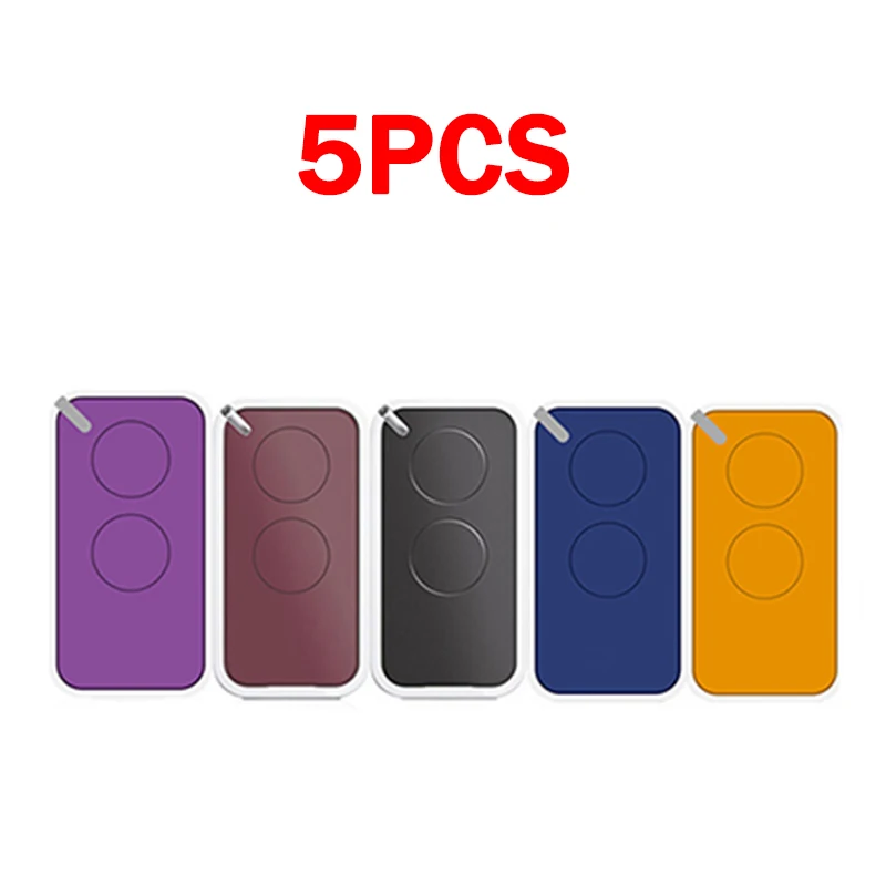 5 Pz Nice On2E On4E Flo1Re Flo2Re Flo4Re Inti1 Inti2 Inti2B/A Inti2R/A Inti2G/A Garage Telecomando Apricancello 433.92Mhz