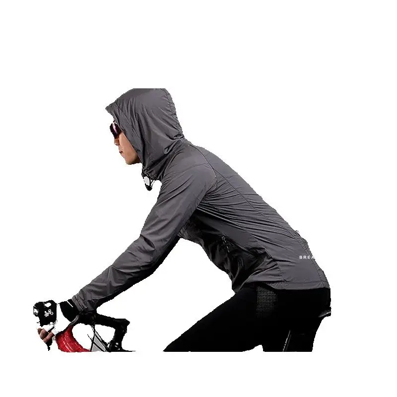 NEW Ultralight Hooded Thin Bicycle Jacket Unisex Bike Windproof Coat Road MTB Aero Cycling Wind Men Clothing Quick Dry Jackets