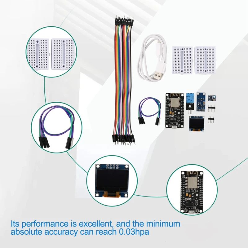 ESP8266   ŰƮ DHT11 µ  BMP180   0.96 ġ, arduino OLED IIC ÷
