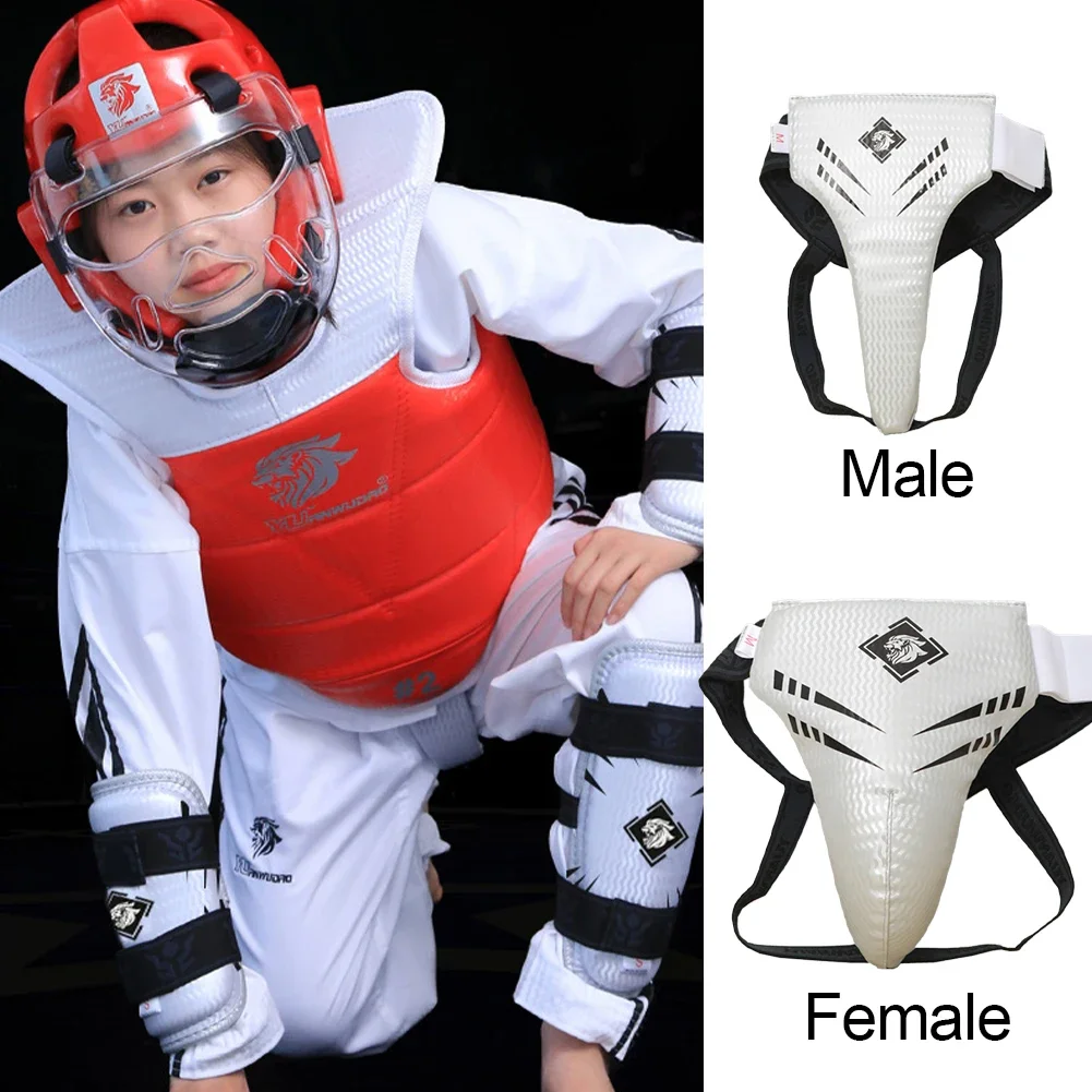 Taekwondo Gear Crotch Protector Jockstrap Men Women Underwear Guard Karate MMA Boxing Sanda Exercise Martial Arts Equipment