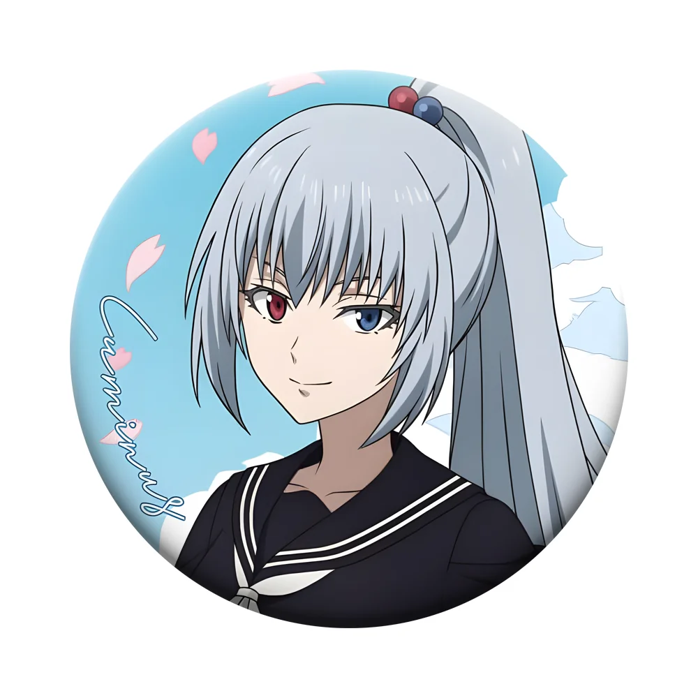 Tensura Anime Slime Acrylic Metal Badge Pin - Rimuru & Milim Design