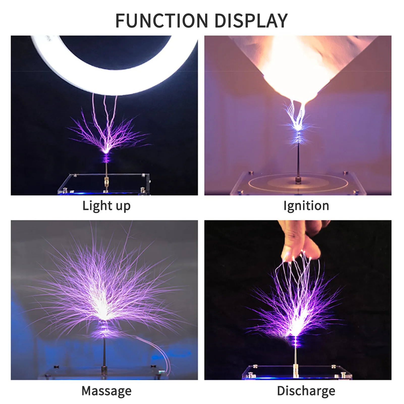 Bluetooth-compatible Music Tesla Coil Module Multifunctional