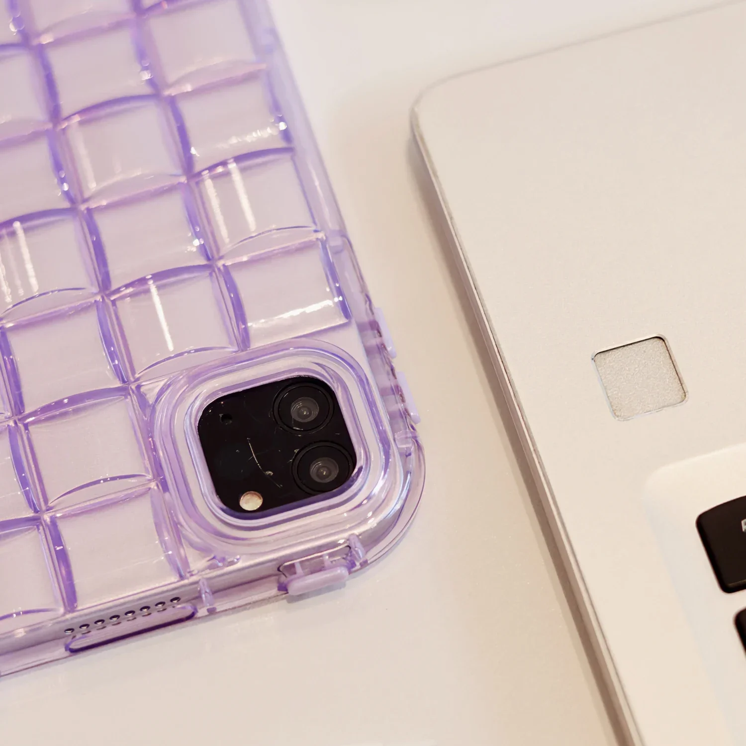 Clear Soft Cover Tablet Case - Ice Cube Design