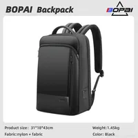 BOPAI Business Backpack Men Waterproof anti theft Smart usb Charging Office 15.6 inch Laptop Travel Carry on Backpack for Male 2