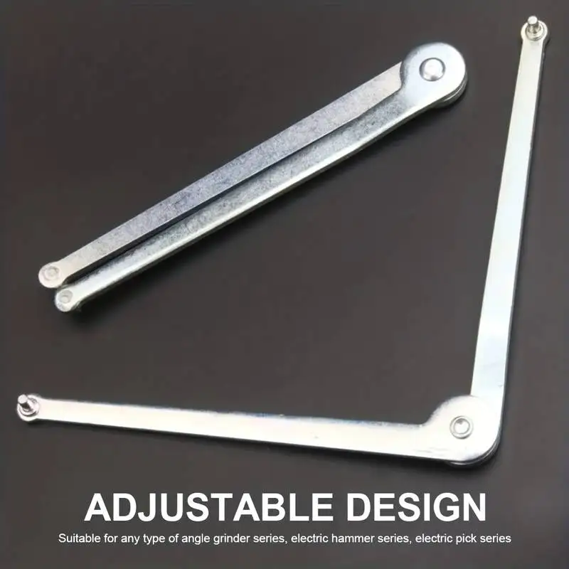 Universal Angle Grinder Wrench Thickened Adjustable Live Adjustment Pressure Plate Different Hole Spacing