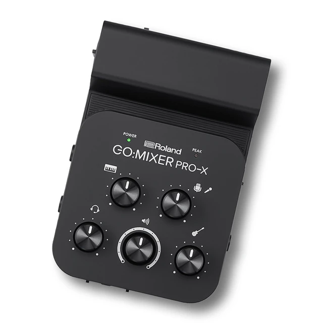 Roland GO Mixer Pro-X Audio Mixer for Smartphone / Computer / Live Streaming Support Guitar / Bass / Microphone Multiple Input