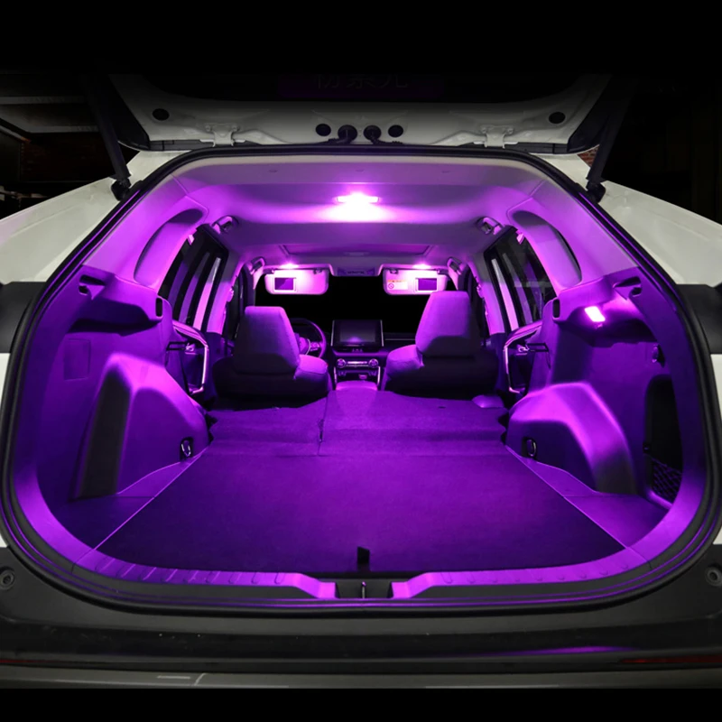6PCS LED Car Interior Light Reading Bulbs Trunk Lamps Cab Lights For Toyota RAV4 XA50 RAV 4 Hybrid