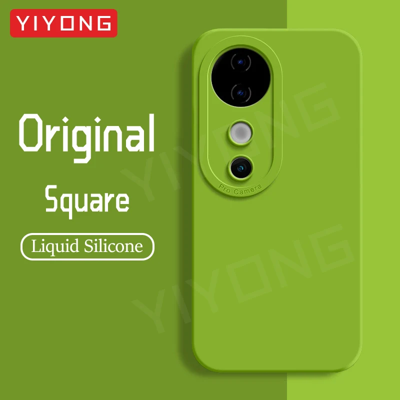 YIYONG Silky Liquid Silicone Soft Cover Shockproof Phone Case