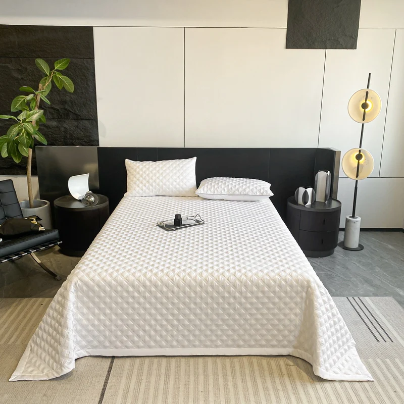 1 pz copriletto bianco sul letto temperamonetafi neptisu 150x230 lenzuolo trapuntato copriletto in stile semplice Queen Size colchas (federa necessita di ordine)