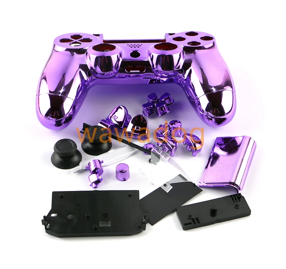 PS4用シェル,金メッキ,シェルアセンブリ,1セットJDS-001 010