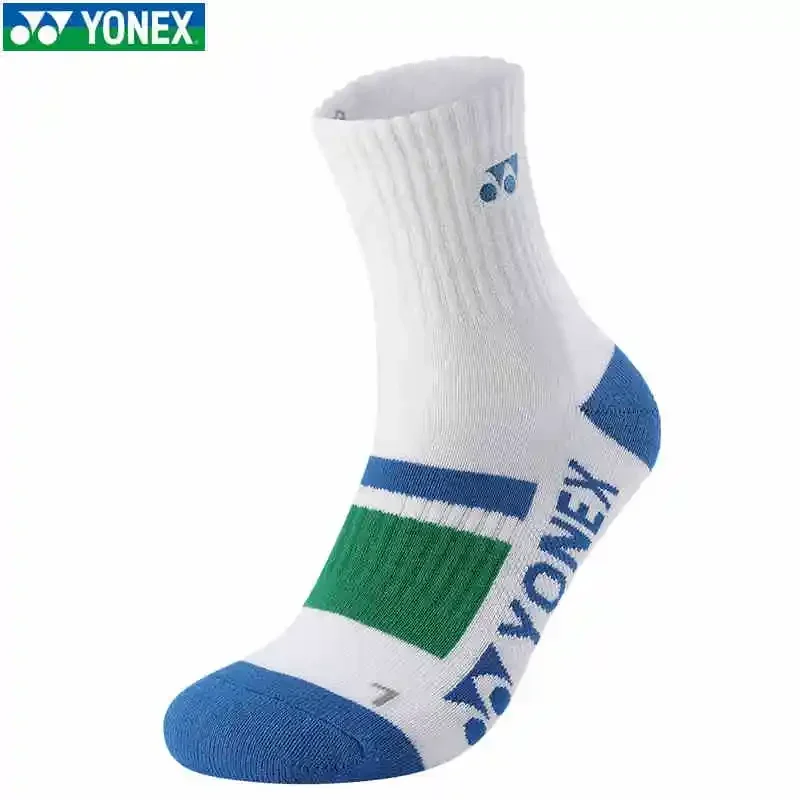 Badminton socks YONEX Professional Badminton Socks Durable Thick Bottom Non-slip Breathable Towel Socks Men and Women's Mid-tube