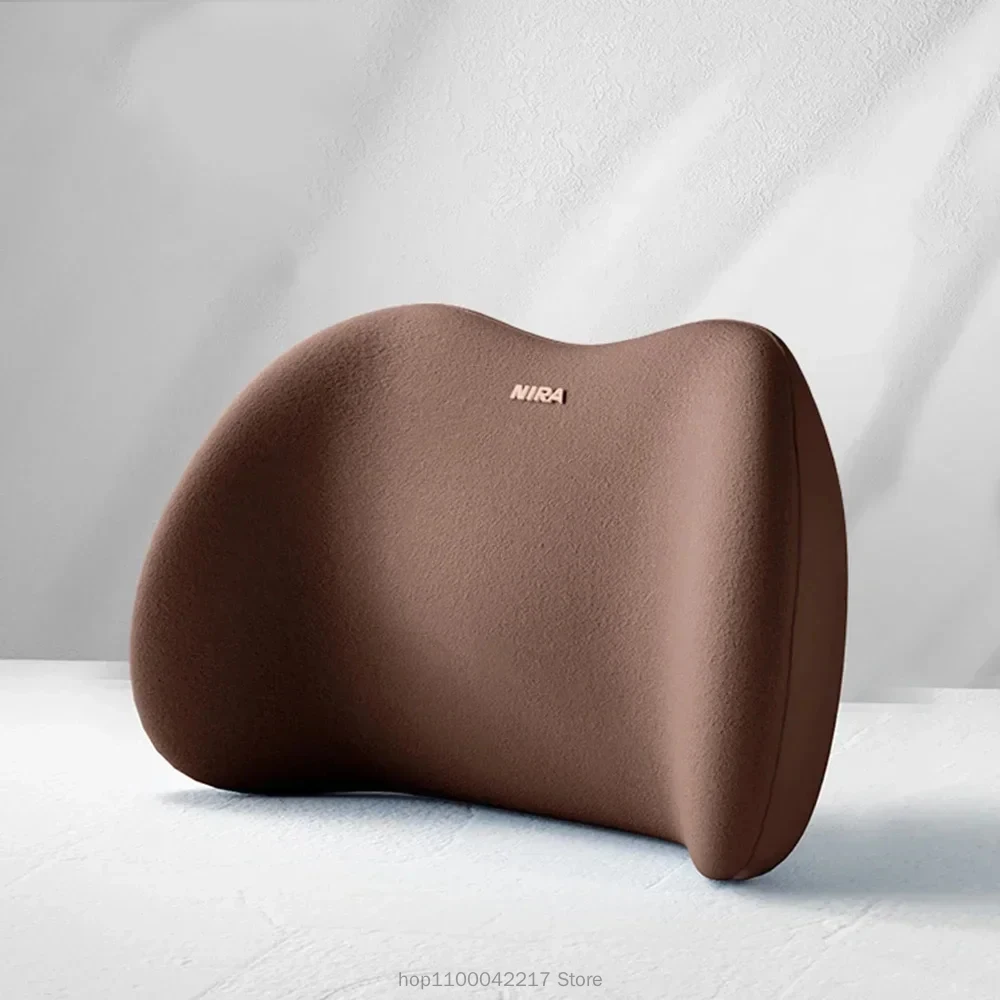 Ergonomic Memory Foam Car Seat Neck and Lumbar Support Pillow