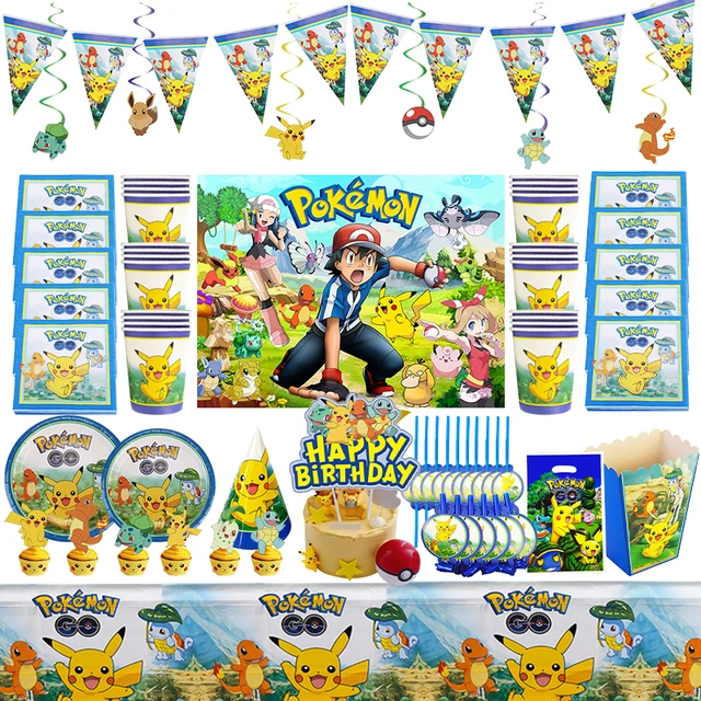 Children Party Decoration Pokemon  Pokemon Birthday Party Decorations -  Pokemon - Aliexpress