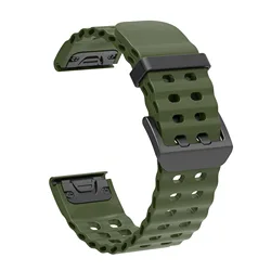 Premium Silicone Watch Strap - 26mm/22mm QuickFit Band Replacement - 22mm (AG)