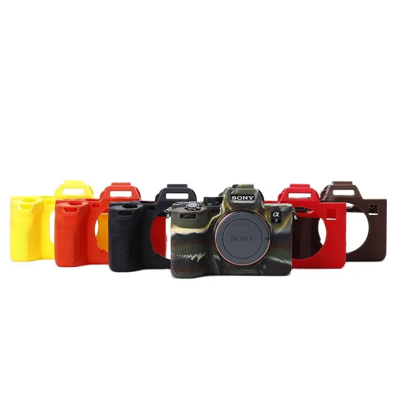 A7M4 Custodia Protettiva Per Fotocamera In Pelle Con Armatura In Silicone Per Fotocamera Digitale Sony A7Iv/A74/A7M4