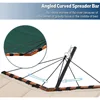 12FT 2 Person Hammock with Stand - Large 55 x 79IN, 450LB Capacity, Hardwood Spreader Bar & Nylon Rope for Outdoor Relaxation 4