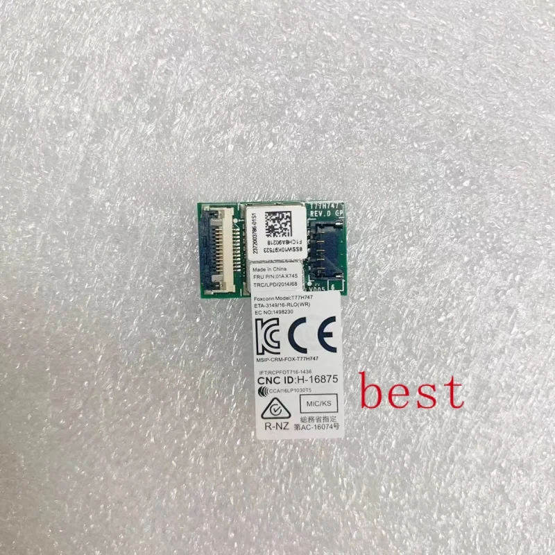 

for 01AX745 New For Lenovo Thinkpad T490 T495 T14 P43S T590 T15 P53S L480 NFC module