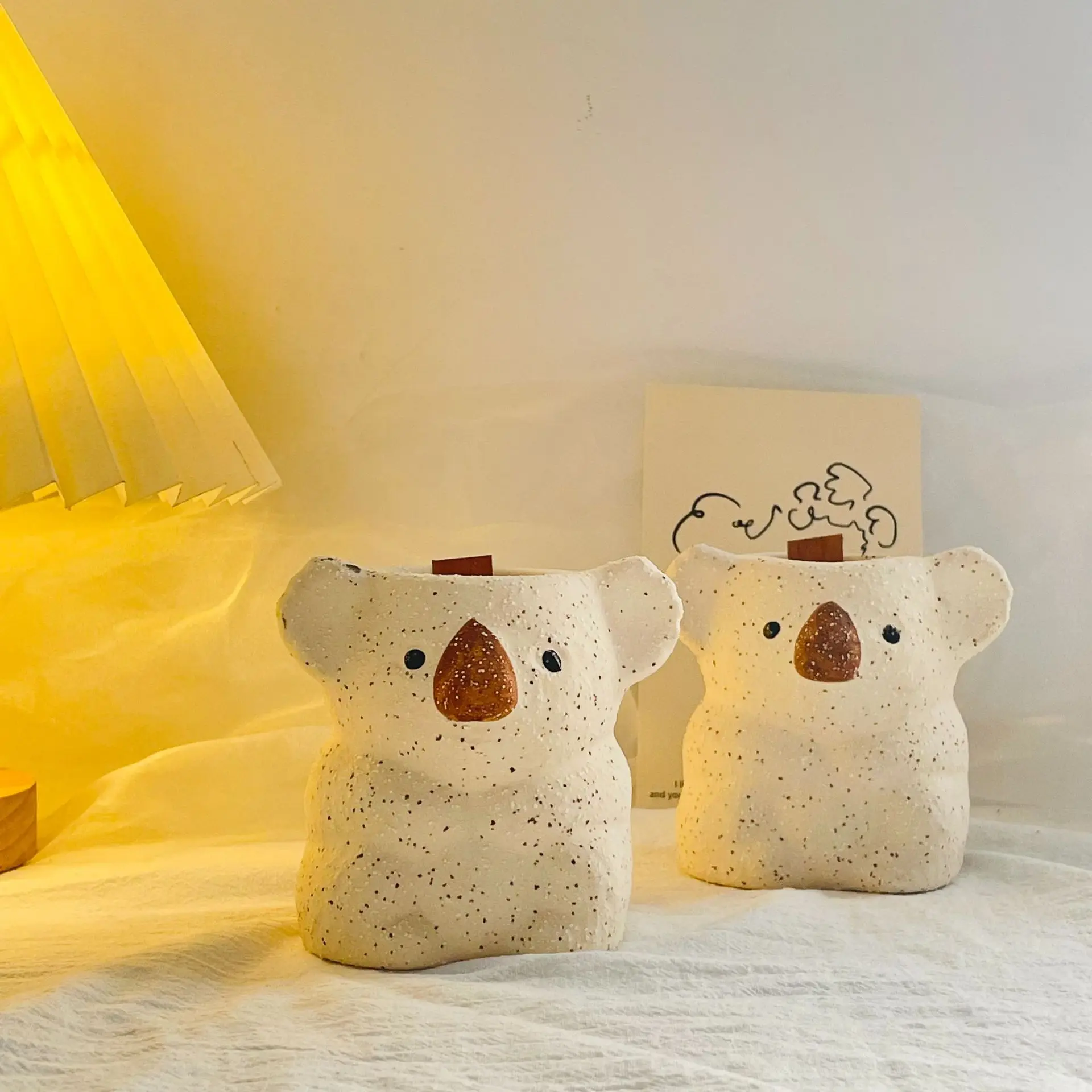 Natural Soy Wax Decorative Candle - Teddy Bear Scented Candle