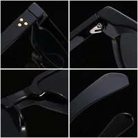 SHAUNA Retro Square Men Rivets Sunglasses Shades UV400 Fashion Women Green Sun Glasses - Image 6