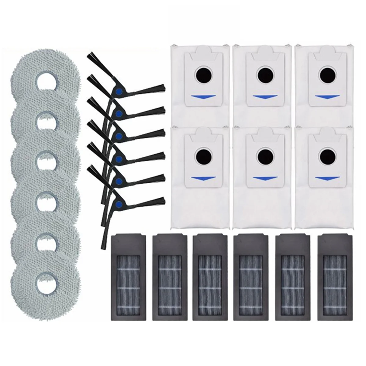 

Боковая щетка Швабра для стерилизации HEPA фильтр пылевой Мешок Для Ecovacs Deebot X2 / X2 Omni / X2 Pro/DEX86 запасные части Аксессуары